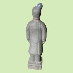 SET OF 2 VINTAGE TERRACOTTA WARRIOR WINE BOTTLES