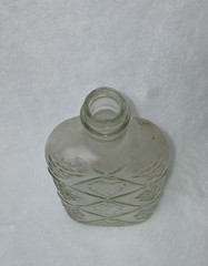Vintage Frisco Wine Co St Louis MO Embossed Grape Vine Glass Bottle One Pint 438