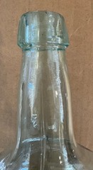 Vintage Green Glass Demijohn Aqua Gallon Bottle – 15&Prime;H X 6&Prime;Dia Ships FREE in USA