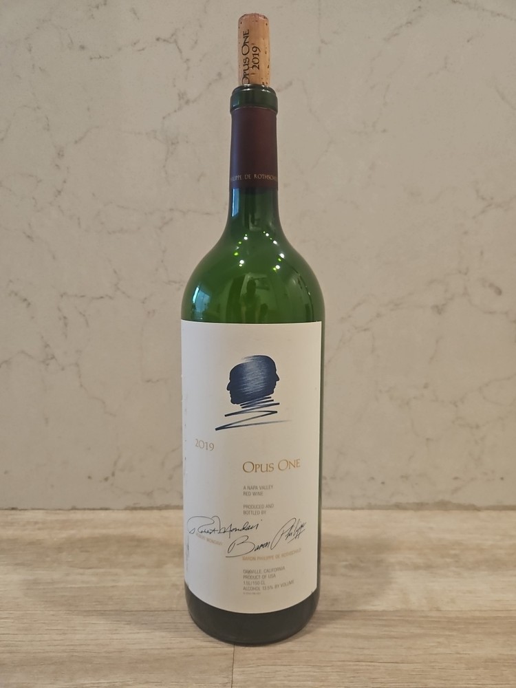 Opus One 2019 .1.5 Liters Empty Bottle with Cork. Napa Valley .