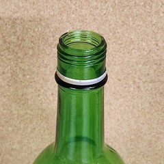 Vintage 4/5 Quart Green Wine Bottle 12&Prime; Tall 73 Marked