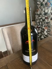 Giant EMPTY, SEALED 2000 Vau Vintage Porto Bottle Display