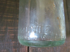 VTG Bronte Glass Wine Bottle 4/5 Quart