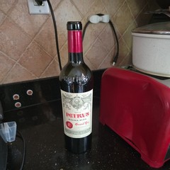 Petrvs Pomerol Grand Vin 2012 Empty Bordeaux Bottle with Cork