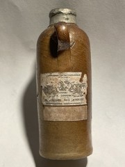 Antique Marie Brizard & Roger French Wine Miniature Stone wear Bottle With Lable