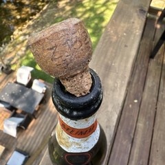 Vintage EMPTY DISPLAY G.H. MUMM Champagne Bottle