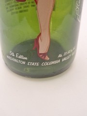 Lady In Red Cut Kestral Collectible 5th Ed. Wine Bottle