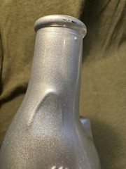 SILVER 2014 RHEINHESSEN GERMANY RIESLING EMPTY HAPPY CAT BOTTLE 13&Prime; TALL