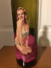 Norma Jean (Marilyn Monroe) 2005 Merlot Empty Bottle, Excellent Condition