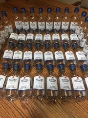 48 Sutter Home Merlot Wine 187 ML Empty Plastic Bottles & Lids- Great for Crafts