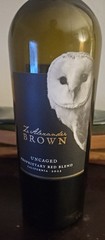 Z. Alexander Brown Uncaged Red Blend EMPTY Red Wine Bottle. With Cork