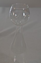 Wine Bottle / Bottle with Glass On Top