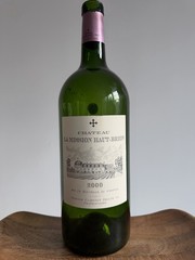 3L Jeroboam Empty Châteaux La Mission Haut-Brion 2000 Millennium Vintage Bottle
