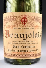 Empty Bottle Jean Lambertin 1949 Red « Beaujolais » Wine Bottle (#2)