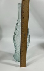 Pescevino Italy Fish Shaped Wine Empty Bottle 13&Prime; Italian Nautical Coastal Decor