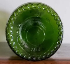 Empty Wine Bottle without Label ~ Rustic ~ Dark Green Bottle ~ Crafts and Decor