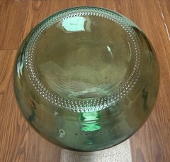 Vintage Glass Demijohn Wine Bottle Jug 3 Liter