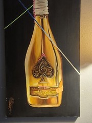 24&Prime;x48&Prime; Oil Canvas Ace Spades Champagne Jerk Beasley / JayZ Tree Of Life Artist!