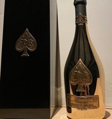 EMPTY ACE OF SPADES GOLD(ARMAND DE BRIGNAC)1.5 LT MAGNUM BOTTLE WITH BOX