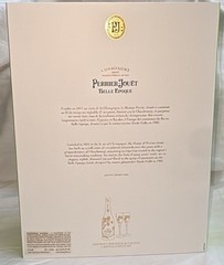 PERRIER-JOUET BELLE EPOQUE CHAMPAGNE GIFT BOX Empty Bottle 2 Flutes 2007
