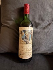 Château Mouton Rothschild 1973 Wine Bottles Pablo Picasso Label Pauillac France