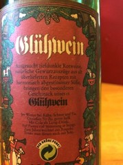 Gluhwein Germany ChristmasMulled Wine Empty 1L Bottle GreenGlass ScrewTop Labels