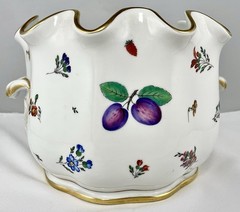 Vintage 1960s Richard Ginori Italian Fruits Wine Cooler/Ice Bucket/Centerpiece