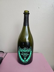 Dom Perignon luminous champagne Bottle EMPTY 750mL