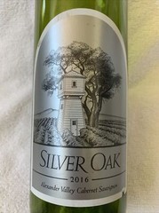 Silver Oak 2016 Alexander Valley Cabernet Souvignon Bottle(empty)