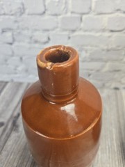 Vintage Stoneware Moonshine Wine Bottles Red/Brown Jugs