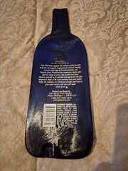 MARILYN MONROE KESTREL VINTNERS PURE PLATINUM WINE BOTTLE, EMPTY, MELTED