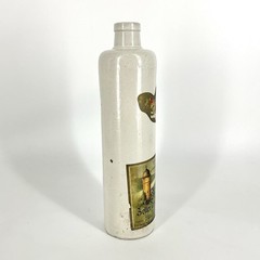 Vintage German Stoneware Wine Bottle Black Cat 1972 Schlossberg Tchwarze Katz