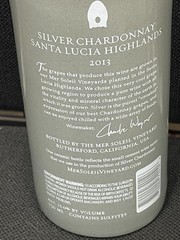 Ceramic Wine Bottles Empty Silver Unoaked Chardonnay Mer Soleil 2011 750ml – (2)