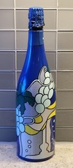 1985 TAITTINGER COLLECTION Roy Lichtenstein Champagne Bottle EMPTY