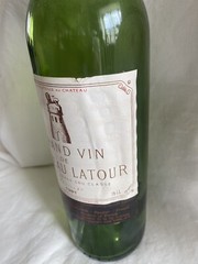 Grand Vin de Chateau Latour Pauillac 1981 Empty French Wine Bottle~Rare (WA4812)
