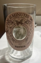 Upcycled Drinking Glass made from Cut Wine Bottle – Home Bar/Man Cave