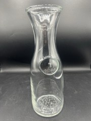 Vintage Paul Masson Clear Glass Wine Carafe Since 1852 Decanter Pitcher