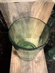 Drinking Glass Made From Broken 4/5 Quart Wine Bottle.