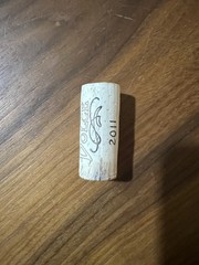 Dolce Late Harvest Wine 2011 Empty Bottle 375 mL with Cork