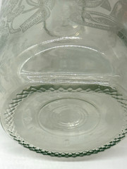 Vintage 1989 Paul Masson Norman Kosarin Wine Decanter Carafe Etched Glass