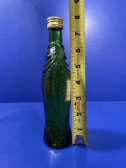 Vintage ANTINORI BIANCO White Tuscany Italy Fish Shaped Green Wine Bottle w/ Cap