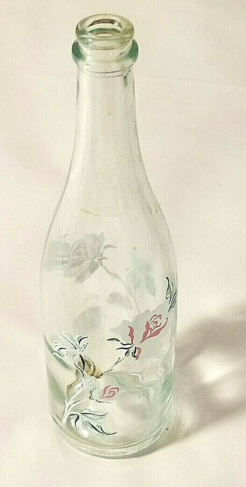 La Rose F. Remy Vin Mousseux Rose Brut: Collector&rsquo;s Painted Bottle – Empty #2