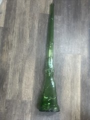 Vintage Gori Gori Chianti Rifle Bottle 3L Green Glass Italy 1960s 45.5 In Tall