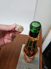 1960s 1 Pt Wicker Wrapped SANT&rsquo;GRIA of Yago Red Spanish Wine Bottle