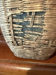 Vintage Wicker Bottle 1800s