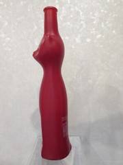 2020 Happy Cat Figural Riesling Glass Wine Bottle Red Home Decor 13&Prime; Empty