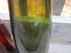 Antique Long Neck Wine Bottle Lot, Tall Hock- Gorgeous Set with a Story