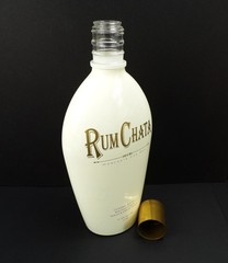 Huge Rum Chata Empty 3 Liter Display Bottle Carribean Rum Liquor 15.5&Prime; Tall