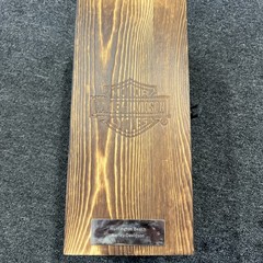 Harley Davidson 36oz Whiskey Classic Decanter w/ Original Wood Box NEW