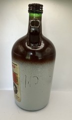 Vintage Strawberry Glen Wine Jug & Lid Mogen David Wine Co. 4/5 Quart